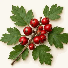 Hawthorn berry (Crataegus)